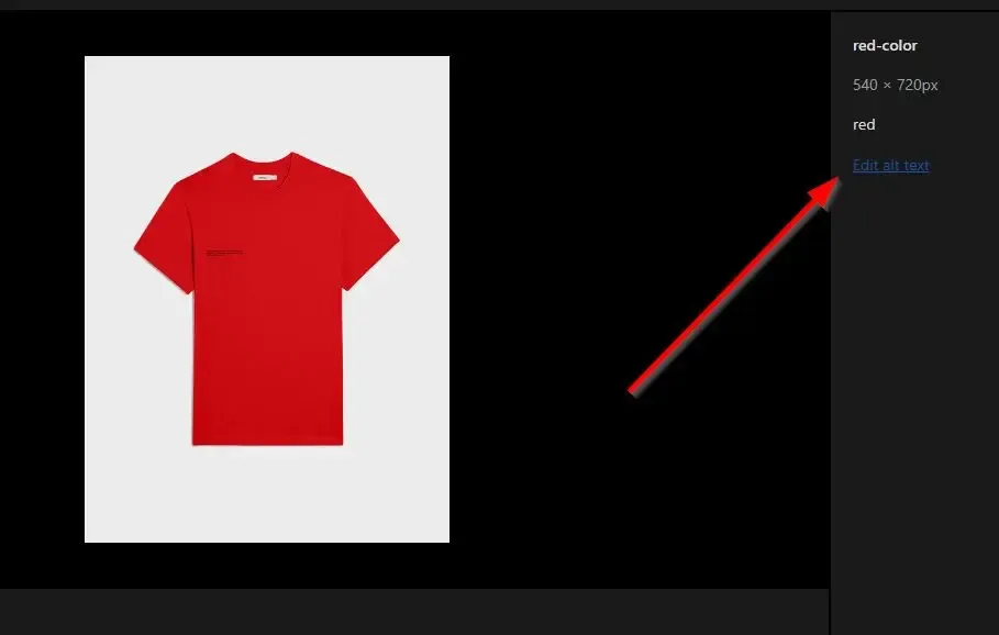 adding alt tags - shopify products