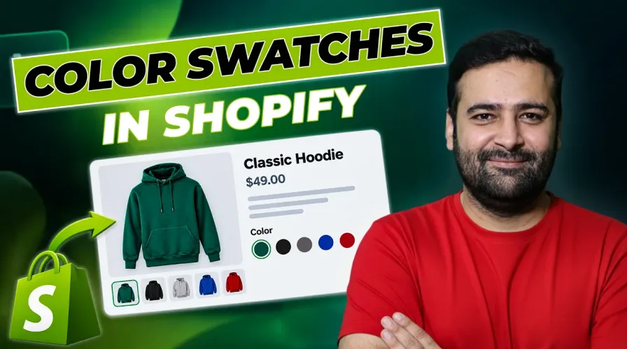 How To Add Color Swatches in Shopify - (Step-by-step)