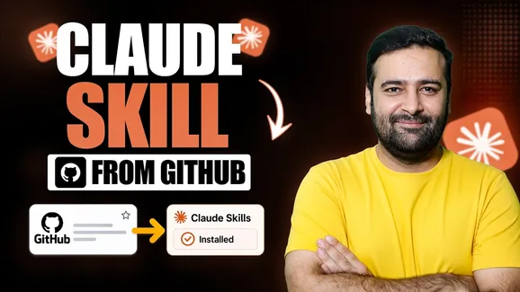 Image related to how to install any claude skill from github [step-by-step] - beginner tutorial