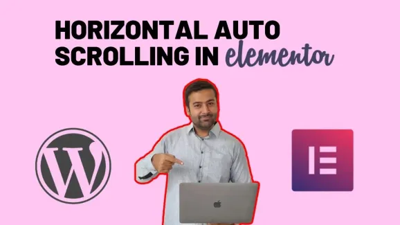 Image related to add horizontal sliding/scrolling text in elementor [without plugin]
