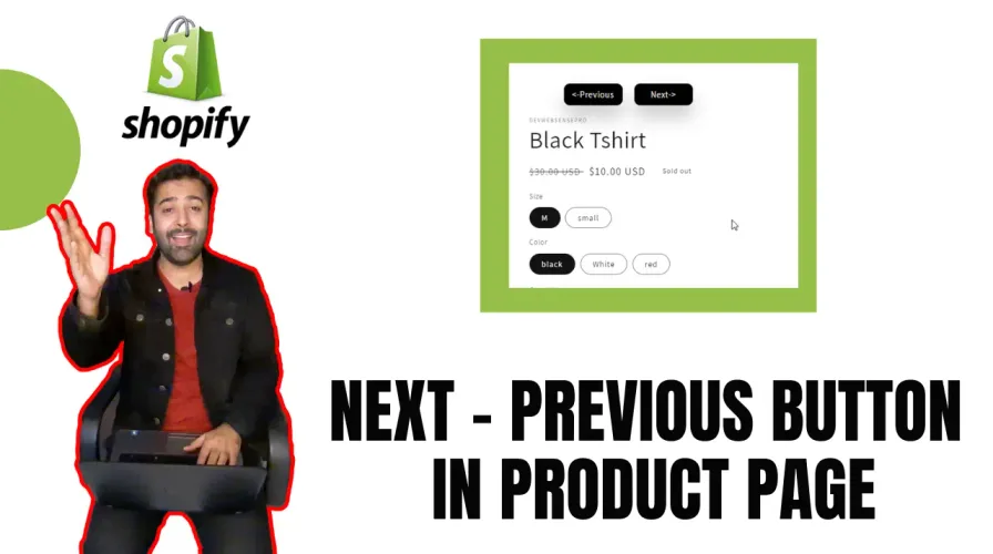 Add Next Previous Button On Product Page – Dawn Theme
