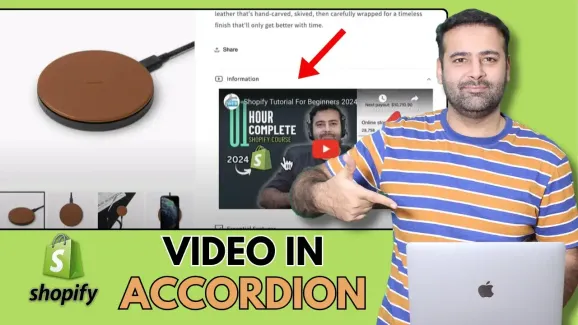 Image related to add video inside collapsible accordion – [product description shopify]