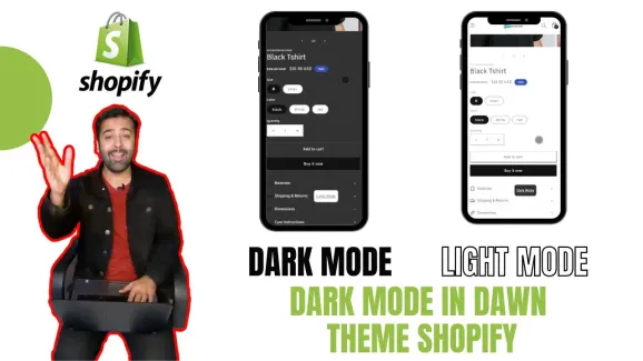 Image related to adding dark mode in dawn theme shopify – without app