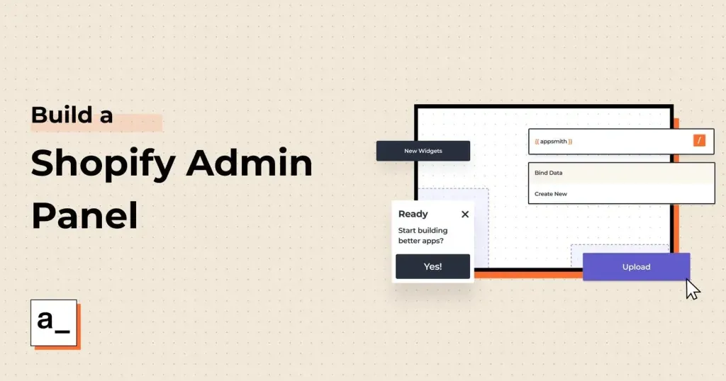 Shopify admin panel dashboard