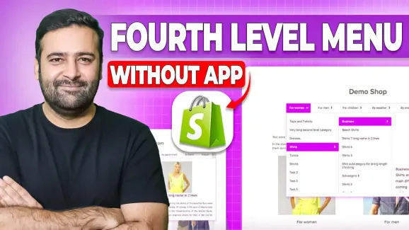 Image related to fourth level menu in shopify dawn theme 15.4.0 [without app]