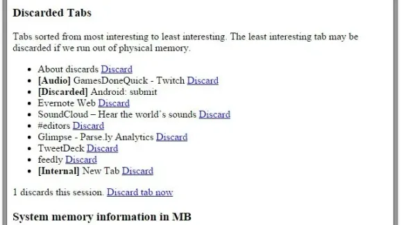 Image related to google chrome tabs discards