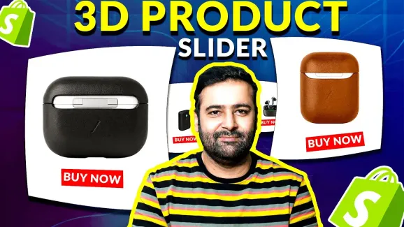 Image related to how to add 3d product and collection slider [shopify – without app]
