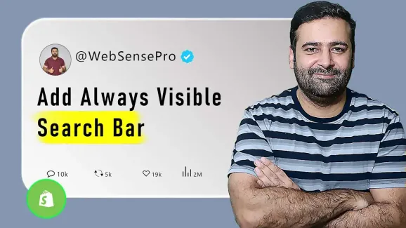 Image related to how to add always visible search bar [horizon theme shopify]