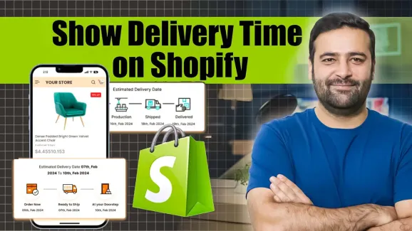 Image related to how to add an estimated delivery date on your shopify product pages (step-by-step)