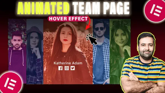 Image related to how to add animated team page [elementor – wordpress]
