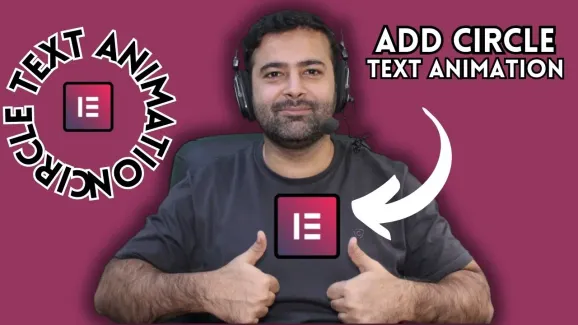 Image related to how to add circle text animation in elementor?