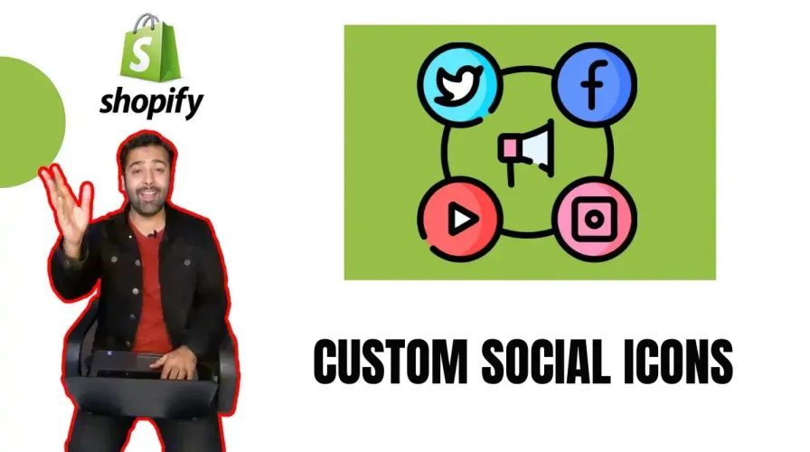 How To Add Custom Social Icon in Shopify – [2025 Free]