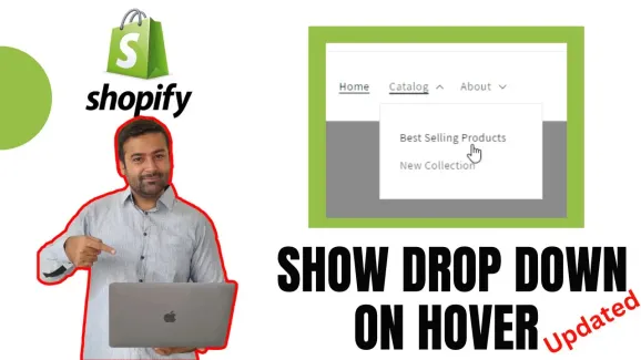 Image related to how to add drop down on hover – updated for 9.0.0 themes