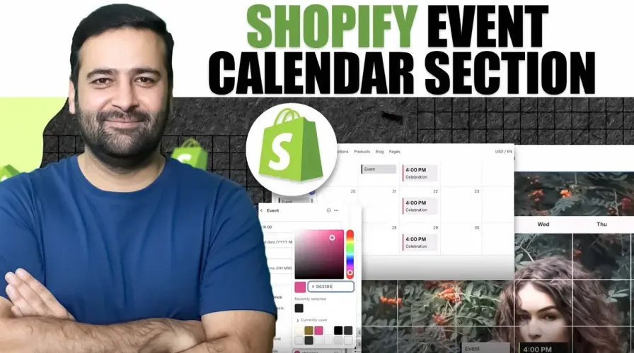 How To Add Event Calendar in Shopify [2025 – Without APP]