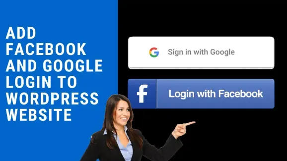 Image related to how to add facebook and google login to wordpress website