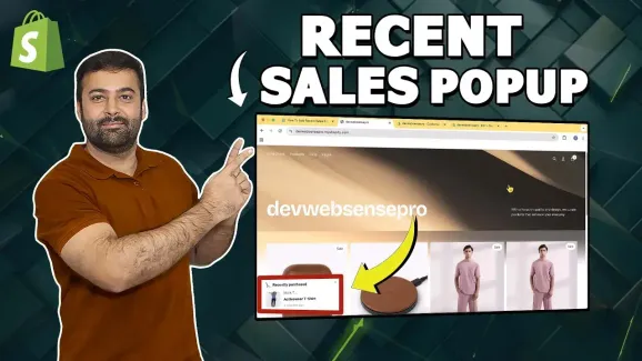 Image related to how to add recent sales popup in shopify [free – no app]