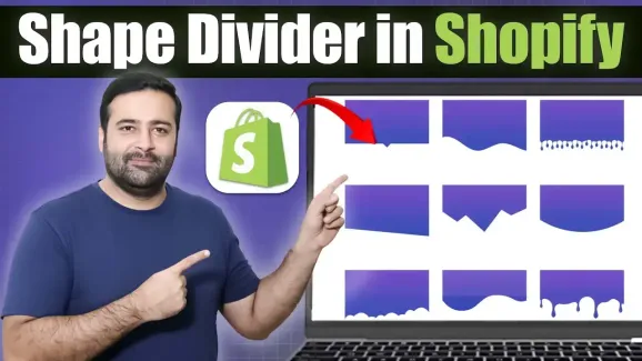 Image related to how to add shape divider in shopify theme sections
