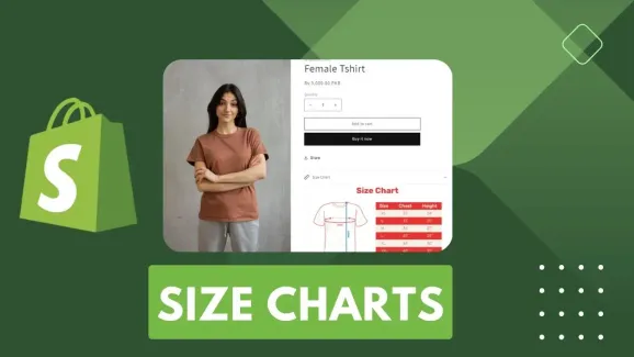 Image related to how to add size charts to shopify product pages