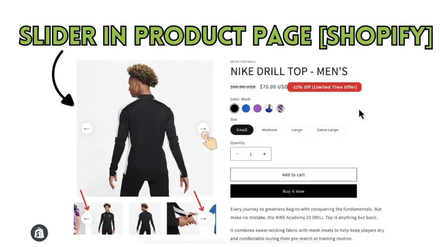 How To Add Slider in Product Page Shopify [Dawn v15 Updated]