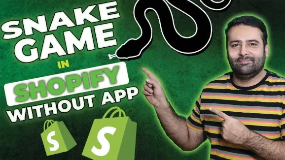 Image related to how to add snake game in shopify without app
