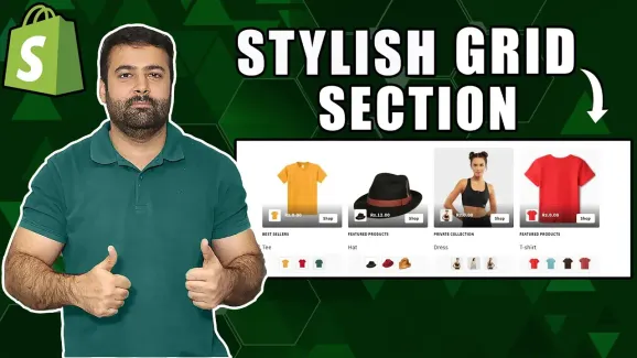 Image related to how to add stylish product grid section [shopify – without app]