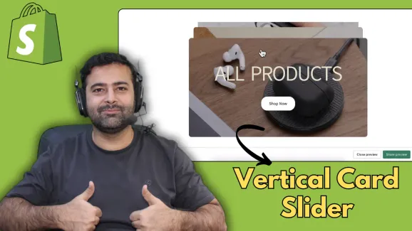 Image related to how to add vertical card slider in shopify – [gsap animation]