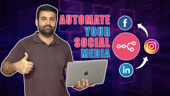 Image related to how to automate your social media with ai + n8n?