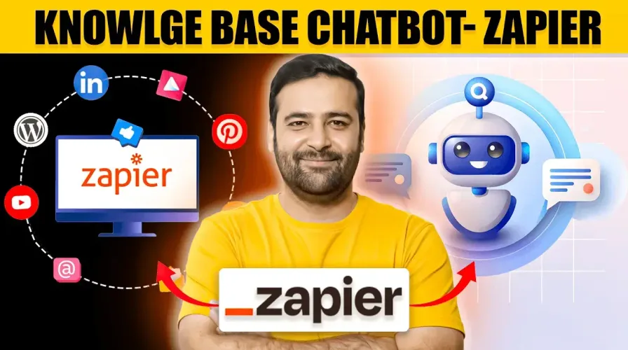 How To Build a Chatbot using Zapier – No CODING REQUIRED