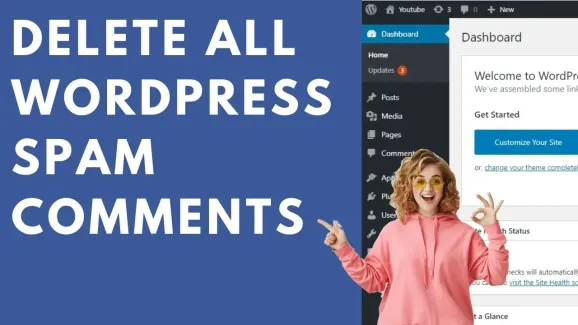 Image related to how to bulk delete all wordpress spam comments quickly