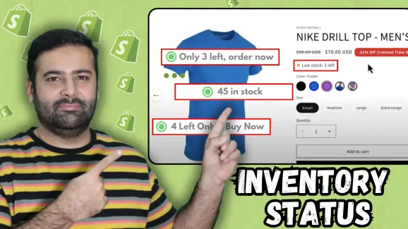 Image related to how to change inventory status text in shopify