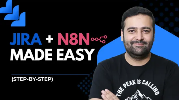 Image related to how to connect jira service management (cloud) with n8n.