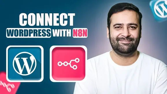 Image related to how to connect wordpress with n8n [ai automation]