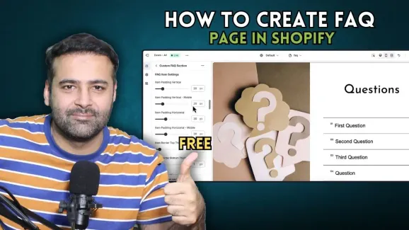 Image related to how to create faq page in shopify [2025 – without app – free]