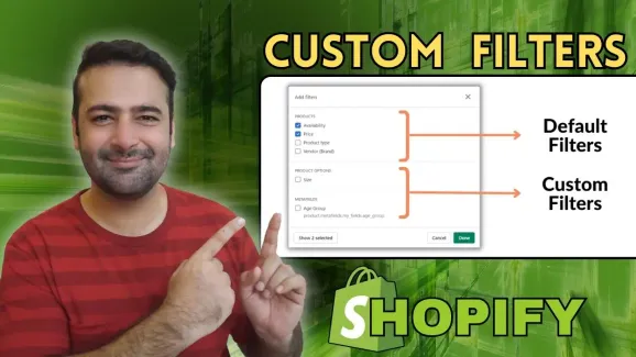 Image related to how to create filters in shopify (collection filters, custom filters)