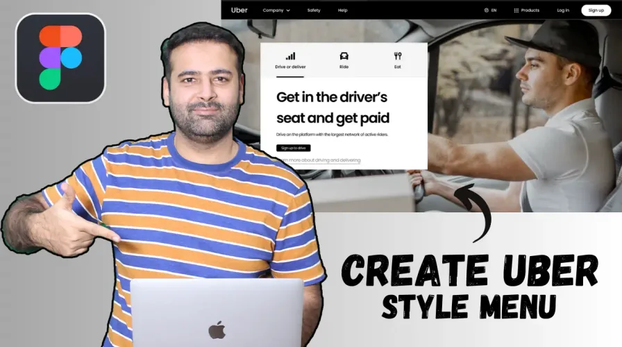 How To Create Uber Style Menu In Figma?