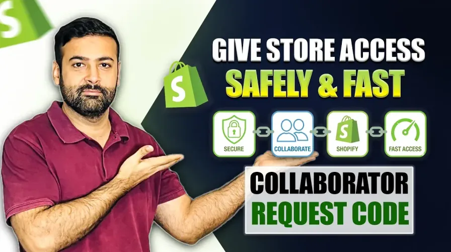 How To Give Shopify Store Access Safely [Collaborator Request Code]