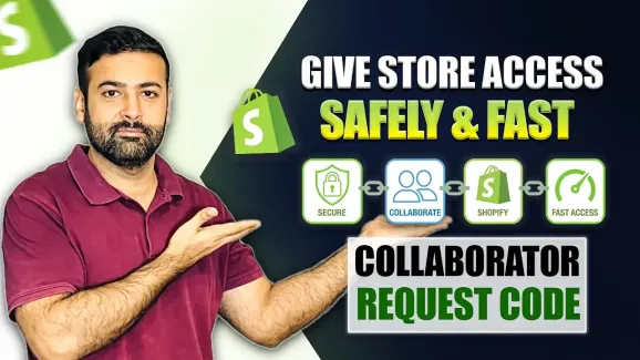 Image related to how to give shopify store access safely [collaborator request code]