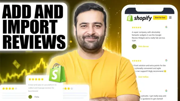 Image related to how to import reviews to shopify & add review widgets?