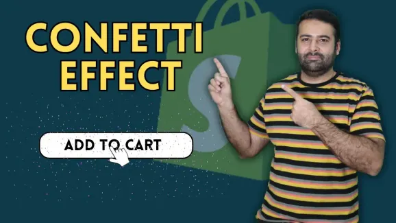 Image related to how to make a confetti effect on add to cart button in shopify