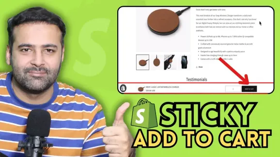 Image related to how to make a sticky add to cart bar on shopify [dawn v15]