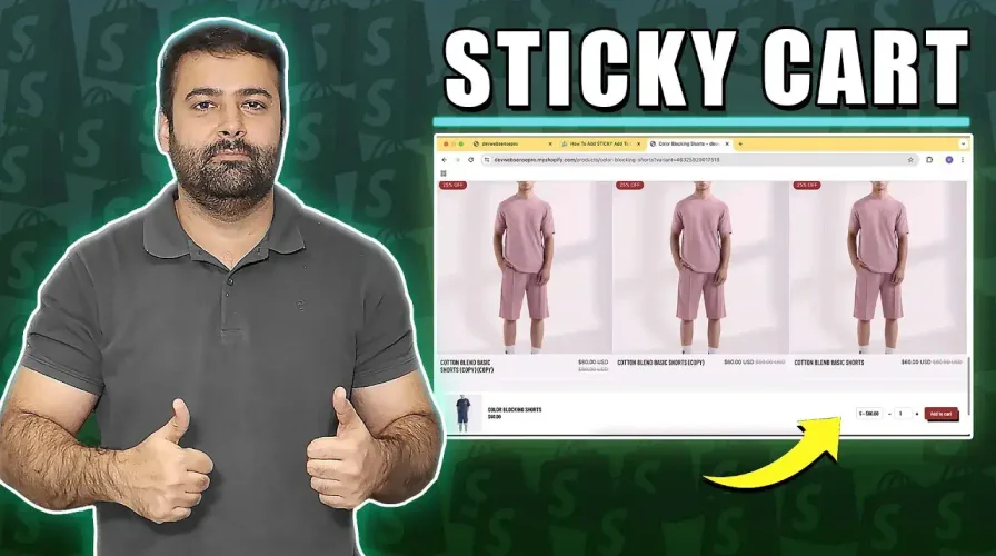 How To Add STICKY Add To Cart [Horizon Theme – Without APP]