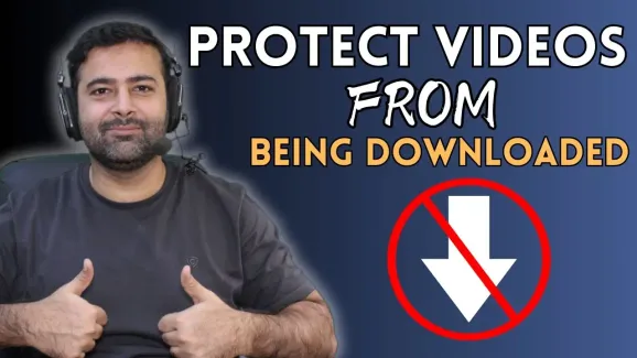 Image related to how to protect videos from being downloaded?