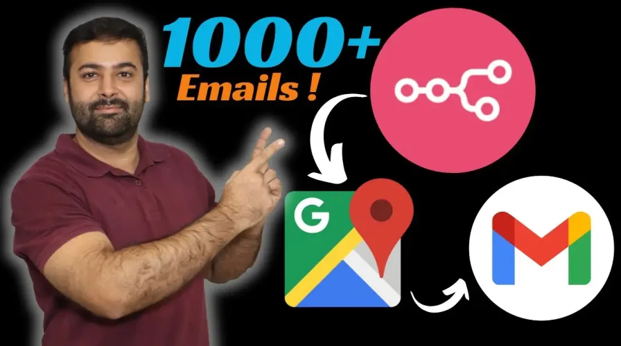 How To Scrape Unlimited Emails from Google Maps [N8N FREE]