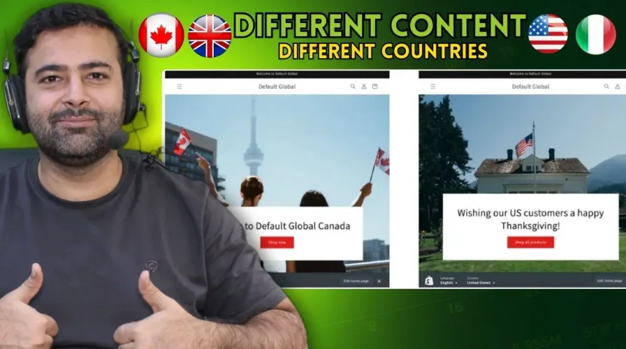 How To Show Different Content For Different Countries?
