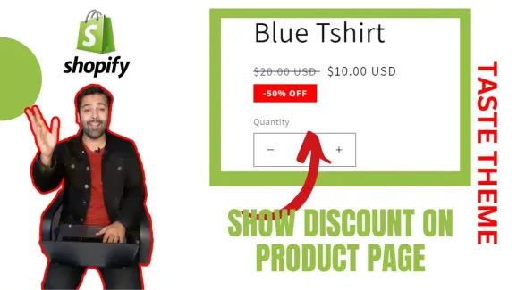 Image related to how to show discount on product page [taste theme]