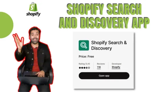 Image related to how to use free shopify search and discovery app