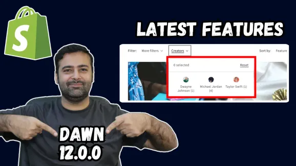 Image related to latest features of shopify dawn theme [12.0.0]