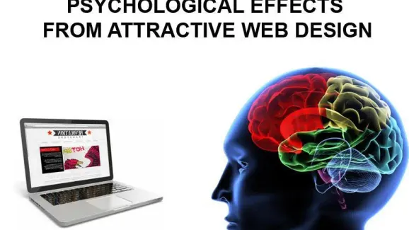Image related to psychological effects from attractive web design