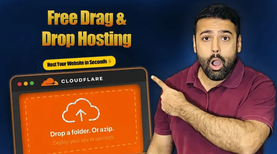 What is Cloudflare Drop – Free Drag And Drop Hosting