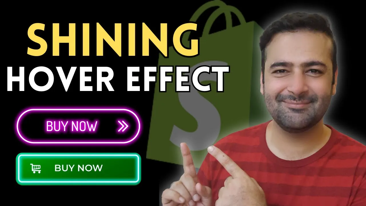 How To Make A Shining Hover Effect on Buy Button [Shopify]